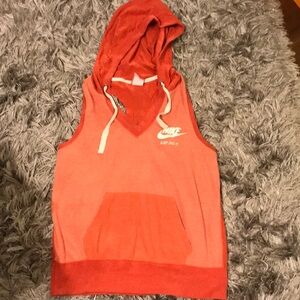 RARE vintage orange nike sleeveless top